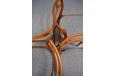 Set of 4 Johannes andersen design teak frame dining chairs for sale