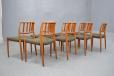 Niels Moller model 83 dining chairs in vintage teak | Set of 8 - view 8