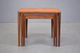 Danish Mobelfabrik nest of 3 tables in teak