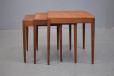 Danish design nest of 3 tables produced by Danish Mobelfabrik