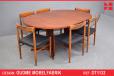 Gudme Mobelfabrik pedestal leg dining table in rosewood - view 1