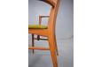 High back teak frames offer superb comfort for long dinner parties