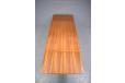 Midcentury teak dining table with hidden draw leaves  - view 10