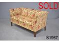 Small 2 seat sofa in classic box design frame | Danish 