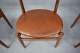 Model 4340 beech frame dining chair designed 1943 by Hans Wegner