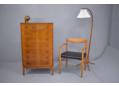 Beautiful polished nutwood chest with 7 drawers 