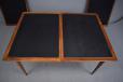 Grete Jalk dining table in vintage rosewood and black formica - view 3