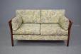 Modern 2 seater beech frame sofa by Danish Mobelfabrik