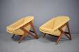 Scandinavian pair of armchairs dating back to 1953, Brockman Petersen design
