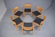 Set of 6 ALBATROS dining chairs designed by Erik Jorgensen 1968 - view 2