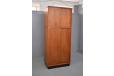 Tall vintage teak wardrobe produced 1960s
