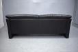 Modern design black leather 3 seater sofa by Danish Mobelfabrik - view 11
