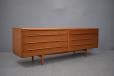 Ib Kofod Larsen vintage teak dresser with 8 drawers  - view 9