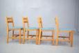 Oak frame set of 4 model J94 dining chairs by Steffen Syrach-Larsen, 1961