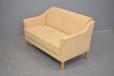 Danish Mobelfabrik production 2 seater sofa with beech legs