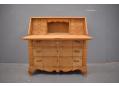 Solid oak bureau with writing desk & secret compartment - view 9