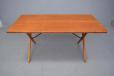 Andr. Tuck production teak and beech dining table model AT303