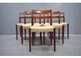 GARMI dining chairs designed for TROEDS by NILS JONSSON - Rosewood frames