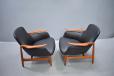 Finn Juhl vintage teak NV53 armchair | Black leather  - view 7