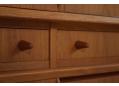 Stylish two tier sideboard by E W Bach with sliding doors.