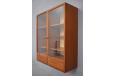 Wall-hanging display cabinet in vintage teak | Randers Mobelfabrik - view 4