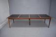 Grete Jalk dining table in vintage rosewood and black formica - view 7