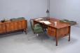 Large executive desk in vintage rosewood | Henry Rosengren Hansen - view 2