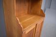 Pine wood kitchen cabinet with shelving storage, made in Denmark. 