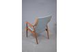 Peter Hvidt & Orla Molgaard design vintage teak armchair with high back - view 3