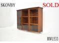 Rosewood display cabinet | SKOVBY SM25p