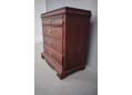 Mahogany 4 drawer antique chest | Biedermeier period - view 8