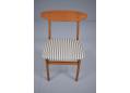 Dining chair with restored and new upholstered seat - Farstrup Stolefabrik