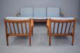 Midcentury Glostrup production teak living room suite by Svend Aage Eriksen
