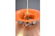 Vintage Danish design copper pendant light - view 7