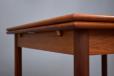 Compact vintage teak dining table with 2 pull-out leaves | Danish Mobelfabrik - view 10
