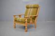 Brutalist design oak frame armchair by Danish Mobelfabrik - view 11