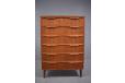 Large spacious chest of drawers in vintage teak  - view 2