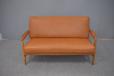 Edvard Kindt-larsen vintage 2 seat sofa model FD117 with leather upholstery - view 10