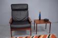 Midcentury rosewood frame high back CAPELLA chair by Illum Wikkelso - view 11
