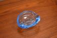 Per Lutken design vintage blue glass ashtray for sale