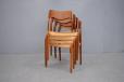 Niels Moller design model 71 dining chairs in teak | Set of 4 - view 2