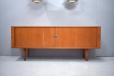 President sideboard designed by Hans Wegner in teak.