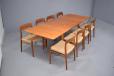 Hans Wegner design vintage teak and oak dining table model AT310 - view 11