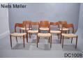 Niels Moller model 71 teak dining chairs | set of 8