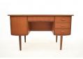1960s teak desk made in Denmark with lots of storage spaces.