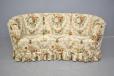 Midcentury danish design 3 seater floral upholstery for sale