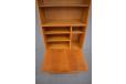 Vintage oak wall unit with drop-down writing are made by Poul hundevad - view 5