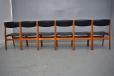 Set of 6 vintage teak dining chairs produced by Dyrlund Smith - view 7