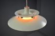 Vintage Poul Henningsen PH 5 pendant light in white and purple