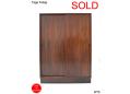 Rare Asian rosewood 2-door wardrobe